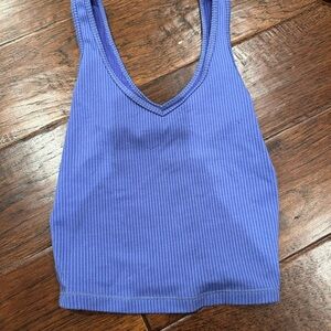 Hollister Royal Blue Ribbed Top